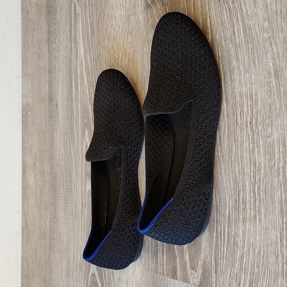 Rothy’s The Loafer in Black Honeycomb Size 6 1/2 - Picture 4 of 12